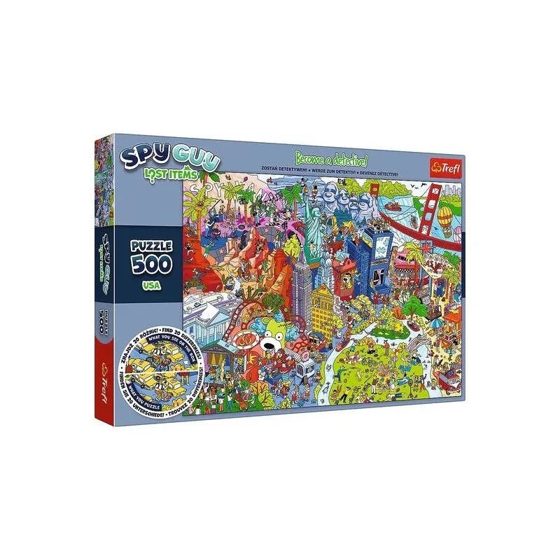 TREFL Puzzles - 500 ჯაშუში ამერიკაში