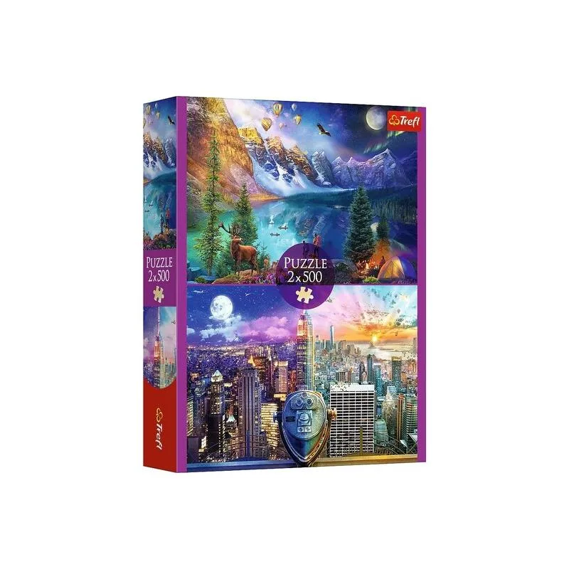TREFL Puzzles - 500 ტური ამერიკაში