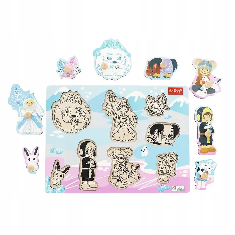 ხის ფაზლი ყინულის სასახლე