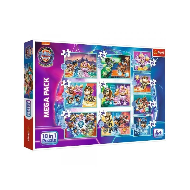 მაშველი ლეკვების ფაზლი ბედნიერი ძაღლები ათი ერთში