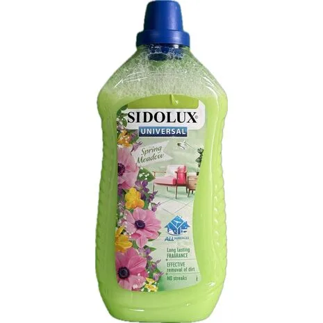 SIDOLUX უნივერსალური საწმენდი სითხე ყვავილების არომატით  1 ლიტრიანი