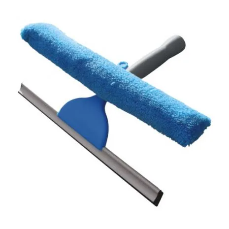 YORK შუშის საწმენდი მოწყობილობა მიკროფიბრის დამატებითი ნაჭით სახელურის გარეშე