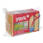 York ჭურჭლის სარეცხი ღრუბელი Premium 5ცალიანი (10.5x7.5x3 სმ
