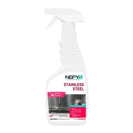 NEFY უჟანგავი ფოლადის საწმენდი 500 მლ სპრეი NIS500/INT1A
