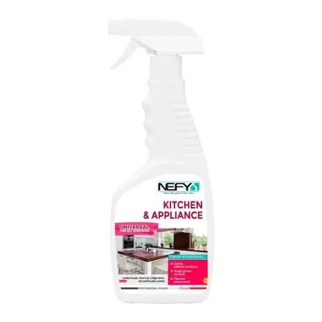 NEFY სამზარეულოს და საყოფაცხოვრებო ტექნიკის საწმენდი 500მლ სპრეი ციტრუსის არომატით NKU500CY/INT1A