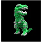 ასაწყობი კუბიკები - დინოზავრი ტირექსი