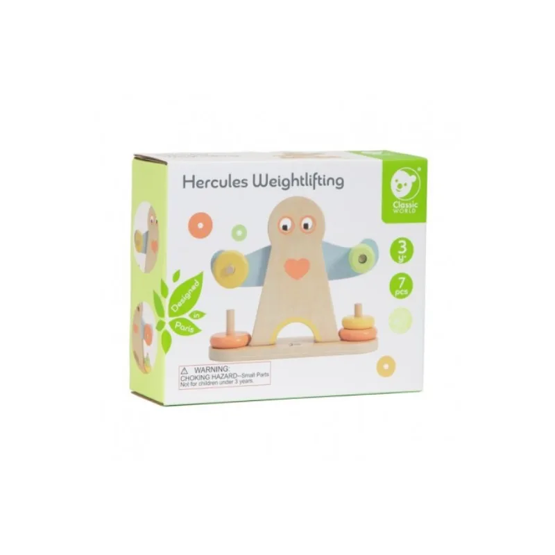 ხის ფერადი სასწორი - Classic World