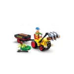 კონსტრუქტორი - ტრაქტორი მისაბმელით და ხის მორებით