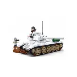 Army - ასაწყობი კონსტრუქტორი საშუალო ზომის თეთრი ტანკი