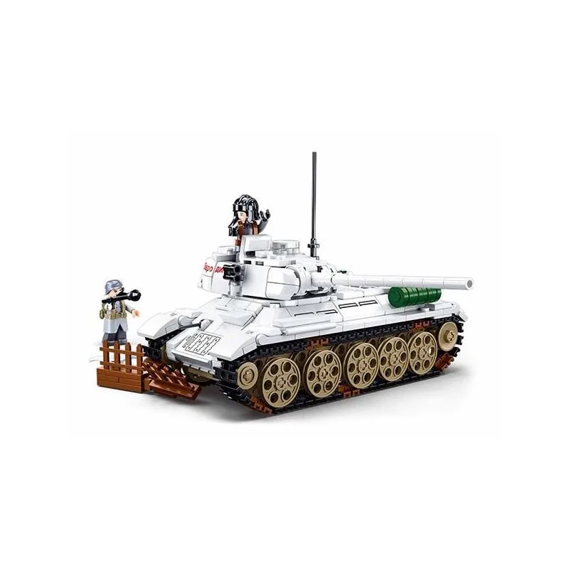 Army - ასაწყობი კონსტრუქტორი საშუალო ზომის თეთრი ტანკი