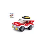 კონსტრუქტორი - ინერციული სარბოლო წითელი მანქანა