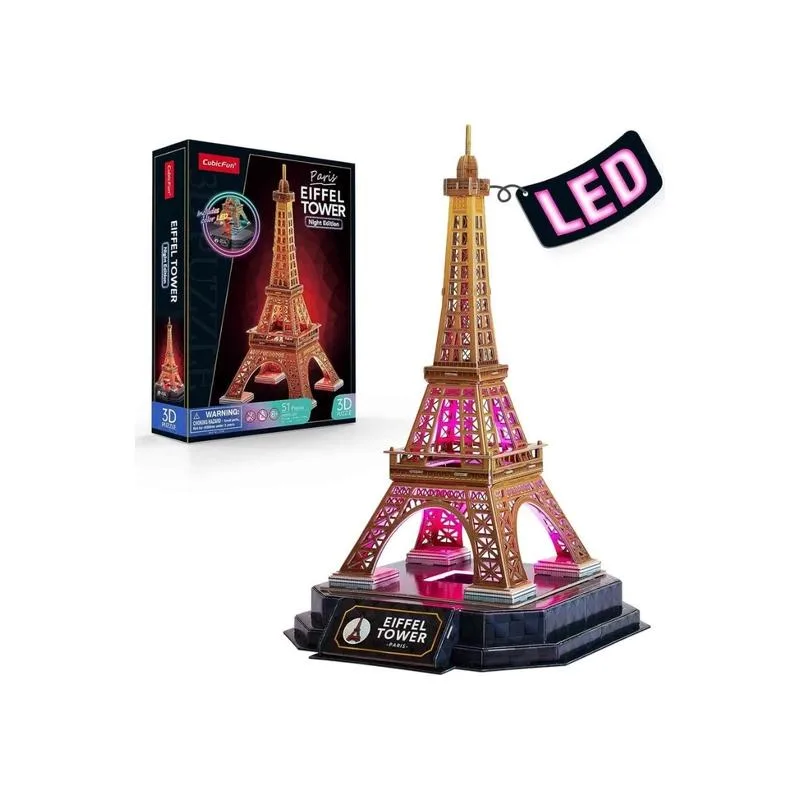 3D ფაზლი ეიფელის კოშკი