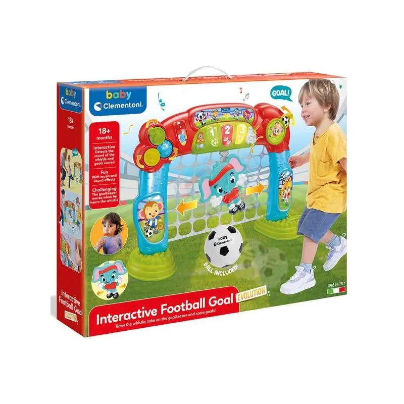 Baby Clementoni - ფეხბურთის კარი ხმებით და განათებით