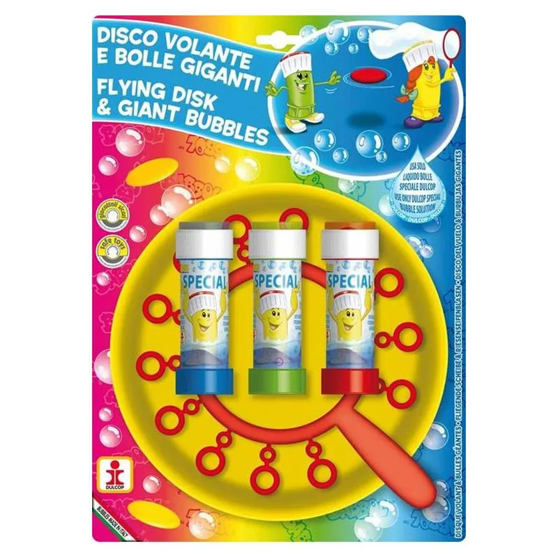 საპნის ბუშტები - ფრიზბი