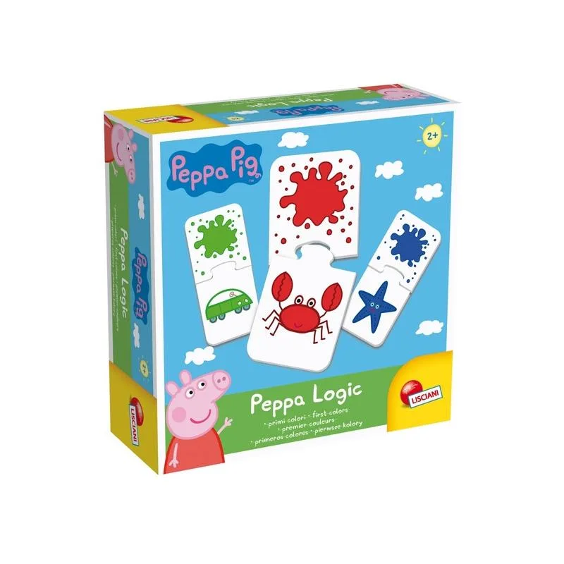 Lisciani - Peppa Pig საბავშვო სამაგიდო თამაში გოჭი პეპას ლოგიკა