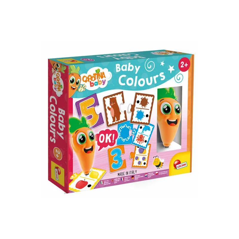 Lisciani - Carotina საგანმანათლებლო ასაწყობი ფაზლი - ფერები