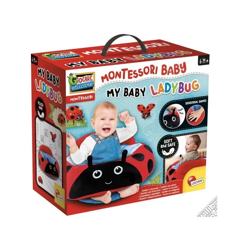 Lisciani – Montessori ბავშვის ჩასაჯდომი ბალიში ჭიამაია