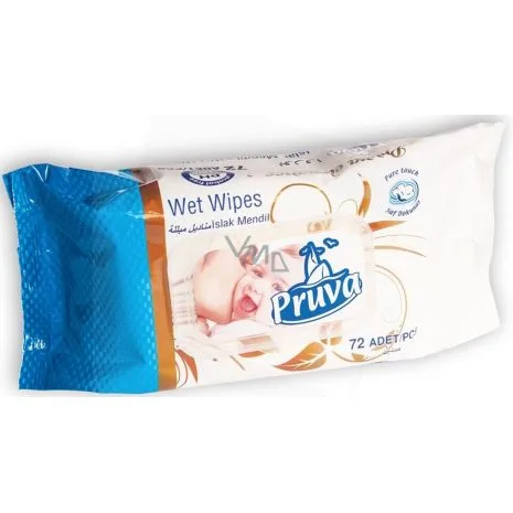 PRUVA-სველი ხელსახოცი ელეგანტური 72ც 35 გრ. (12)