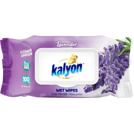 KALYON სველი ხელსახოცი ლავანდა 100ც (12)