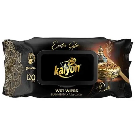 KALYON-სველი ხელსახოცი ეგზოტიკური ბზინვარება 120 (18*14) (12)