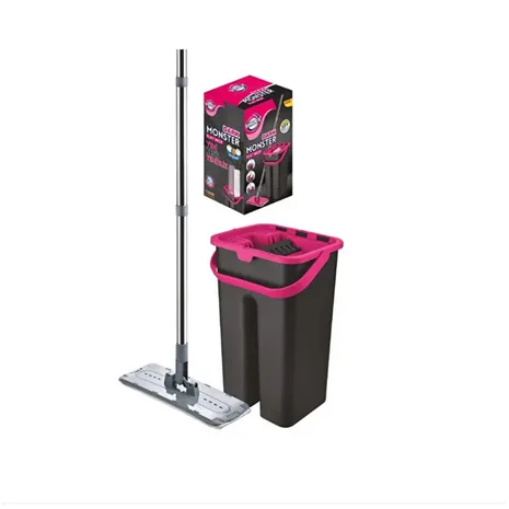 VİNDEX DARK MONSTER-დასუფთავების ნაკრები ვედრო მოპის საწურით