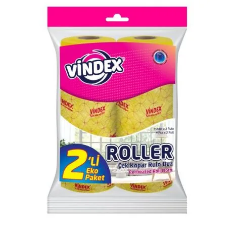 VİNDEX პერფორირებული ტილო რულონი მაგიდის 2 ცალიანი შეკვრა (24)