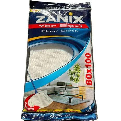 ZANIX იატაკის საწმენდი ტილო ბამბის ზომა 80x100 სმ 2824