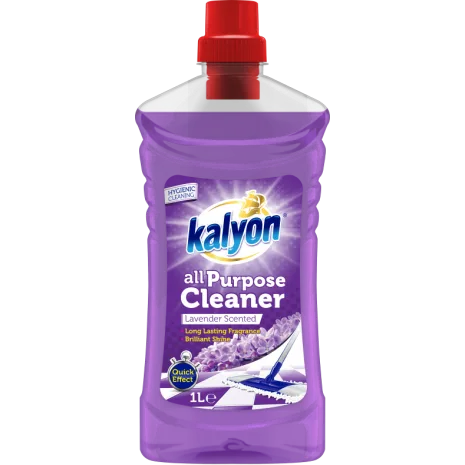KALYON-ყველა ტიპის იატაკის საწმენდი საშუალება, ლავანდას სურნელით 1000მლ (12)