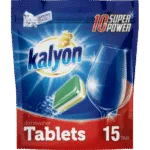 KALYON-ჭურჭლის მანქანის ტაბლეტი 15ცალი. (12)