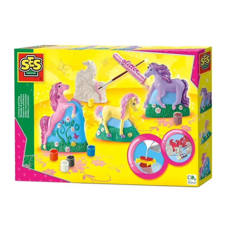 შექმენი და გააფერადე 3D ცხენები