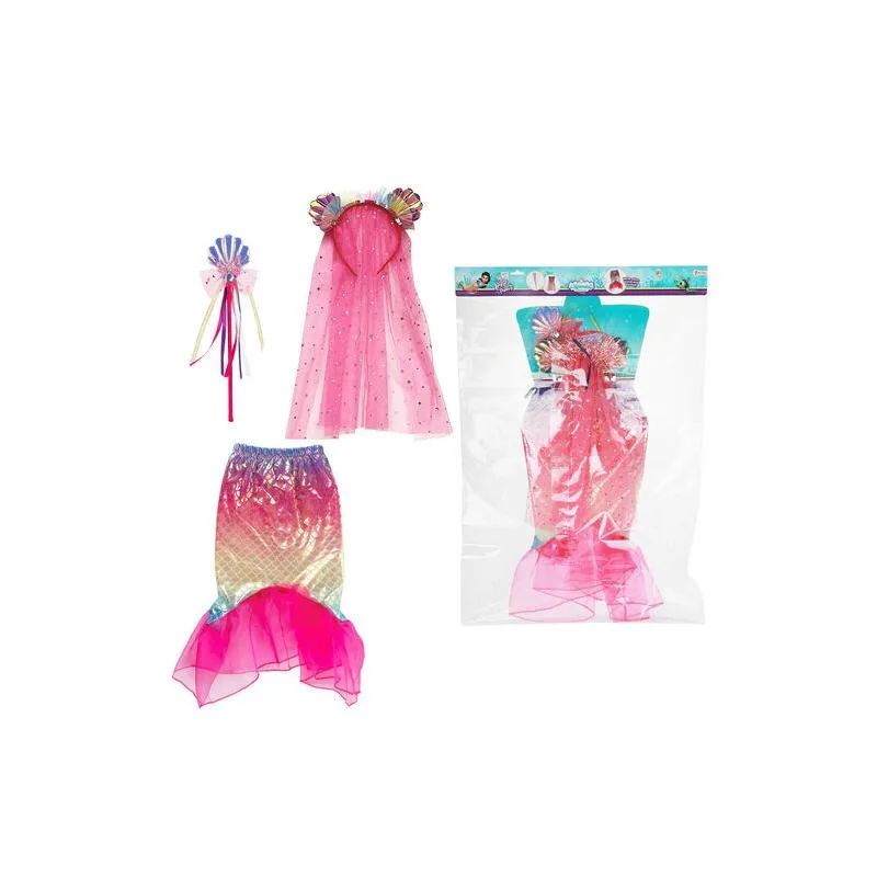 MERMAIDS - კოსტიუმი: ქალთევზას კუდი და დიადემა