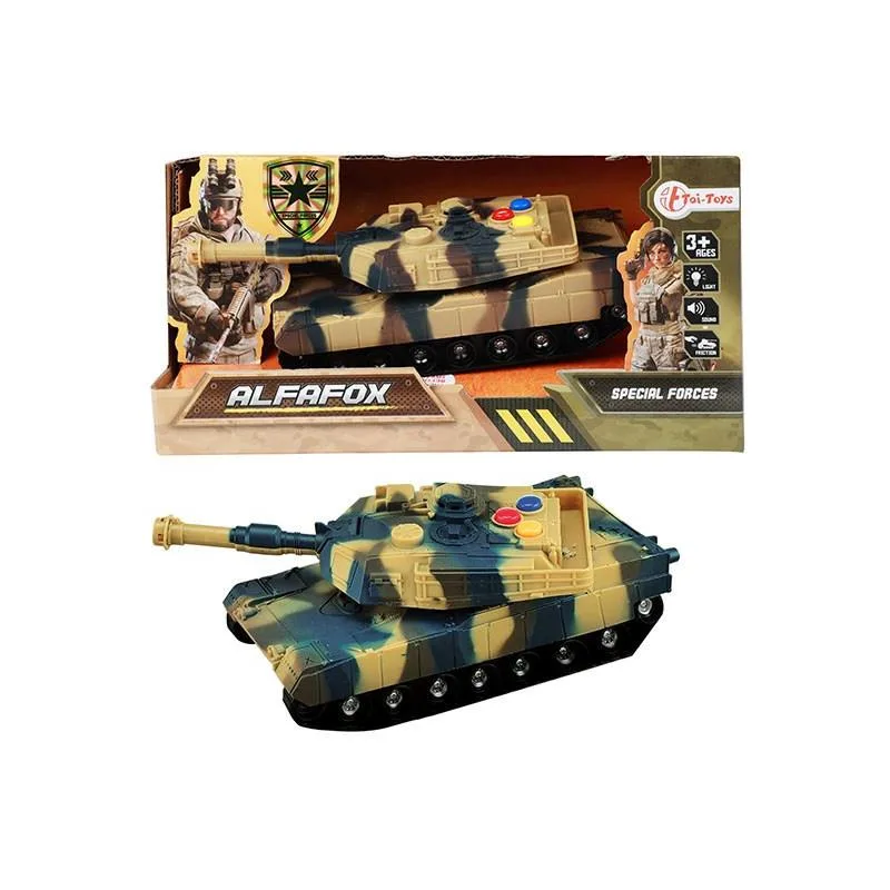 სამხედრო ტანკი ხმით და განათებით