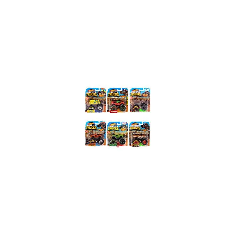 Hot Wheels - საბაზისო მონსტრი მანქანები დიდი ბორბლებით