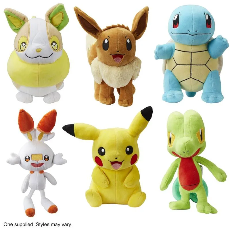 პოკემონის რბილი ფერადი სათამაშო