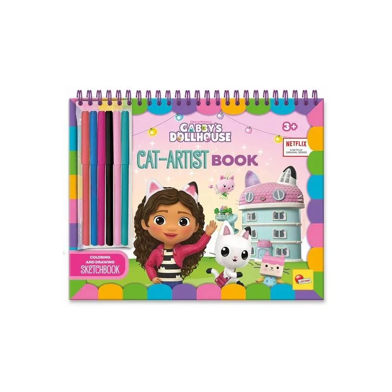 Lisciani - გაბი დოლჰაუსის თემატიკის გასაფერადებელი რვეული