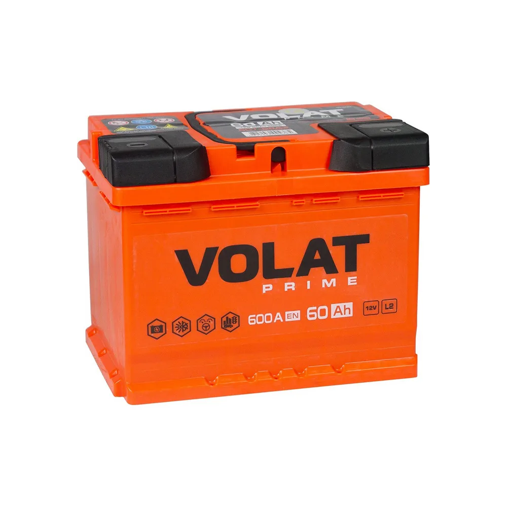 Volat 60 Ah DIN . L2 (აკუმულატორი)