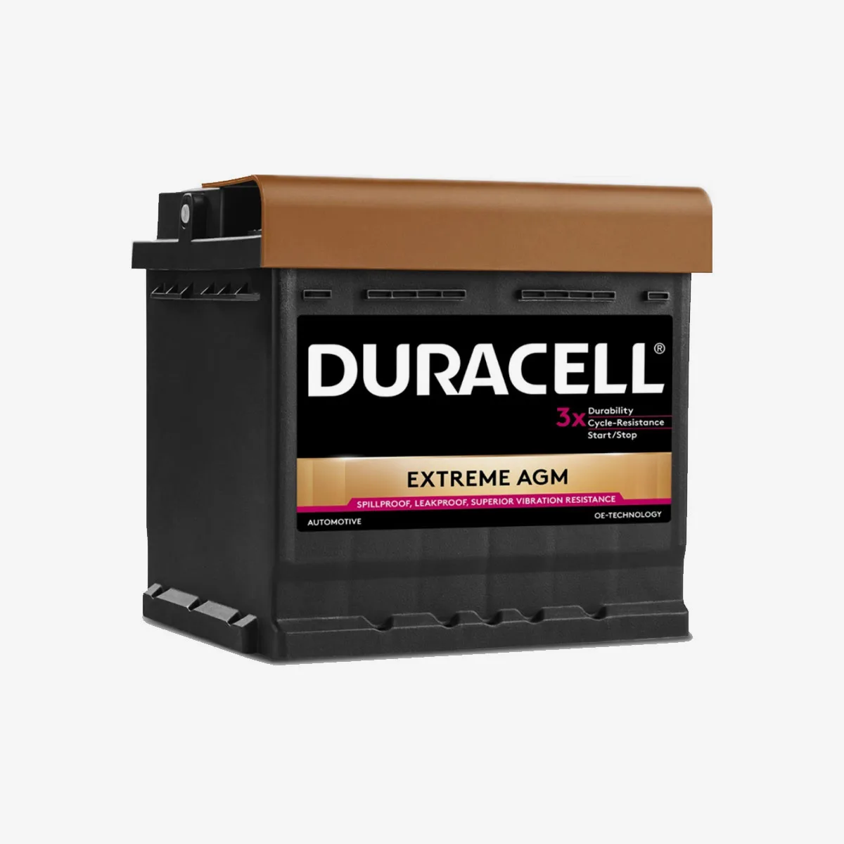 Duracell DE50 AGM 50 Ah DIN .  L1 (აკუმულატორი)
