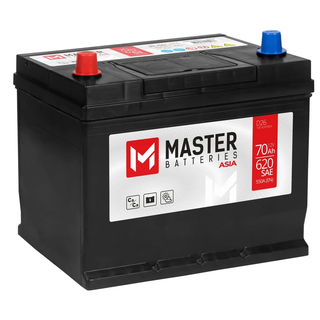 Master 70 Ah L JIS . D26R / N50 (აკუმულატორი)